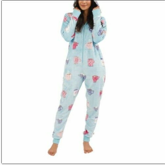 Munki Munki Women's One Piece Pajamas, 2-Pack - Picture 2 of 4